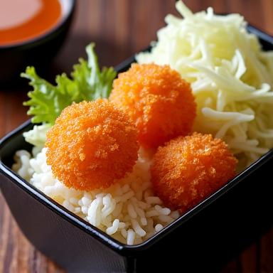 Бенто Тори Кацу с куриной котлетой